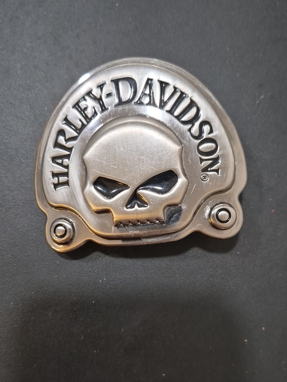 Harley-Davidson Silver Skull Money Clip